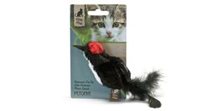 Kitty Play Squeaking Black Bird produkt bild