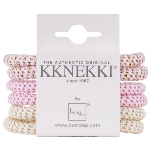Kknekki Slim Hair Tie Bunt 15 6 st. produkt bild