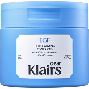 Klairs EGF Blue Calming Toner Pad 60 pcs produktbillede