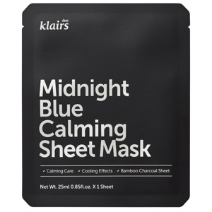 Klairs Midnight Blue Calming Sheet Mask 25 ml produktbillede