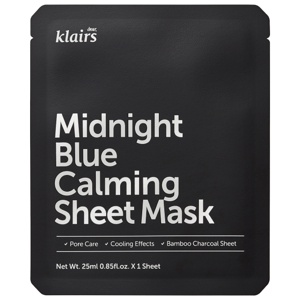 Klairs Midnight Blue Calming Sheet Mask 25ml produktbilde