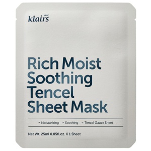 Klairs Rich Moist Soothing Tencel Sheet Mask 25 ml produkt bild