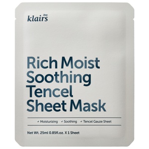 Klairs Rich Moist Soothing Tencel Sheet Mask 25ml produktbilde