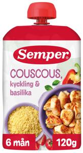 Klämmis Couscous, Kyckling & Basilika 6 m produkt bild