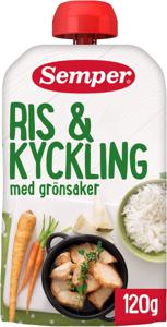 Klämmis Ris, Kyckling & grönsaker 6 m produkt bild