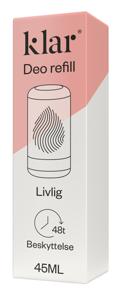 Klar Deo Refill Lively 45 ml produkt bild