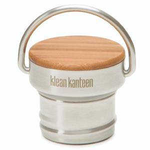 Klean Kanteen Classic Bamboo Cap Brushed Stainless 1 st produkt bild