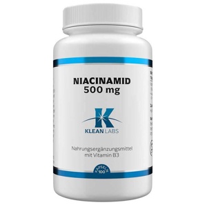 KLEAN LABS NIACINAMID 500mg 100 St Kapseln Produktbild