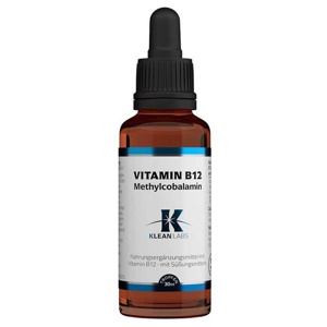 KLEAN LABS VITAMIN B12 Methylcobalamin 30 ml Flüssigkeit Produktbild