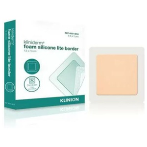 Kliniderm Foa sili bor 7,5x7,5, 5 stk. produktbilde