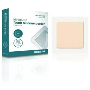 Kliniderm Foa silic bor 10x10, 5 stk. produktbilde