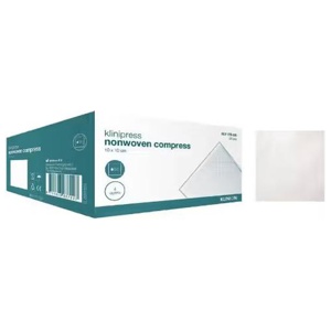 Klinion kompress 10x10cm 4lag usteril 100 stk produktbilde