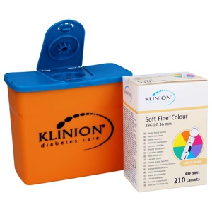 KLINION Soft fine colour Lanzetten 28 G Produktbild
