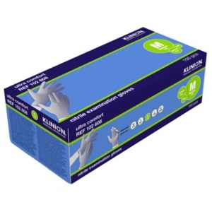 Klinion ultra comfort hanske nitril Medium 150 stk produktbilde