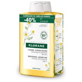 Klorane A La Camomila Champú Iluminador Reflejos Rubios Duo 2 X 400ml Produktbild