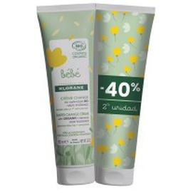 Klorane Bébé Bio Diaper Cream Pack 2 X 100ml Produktbild