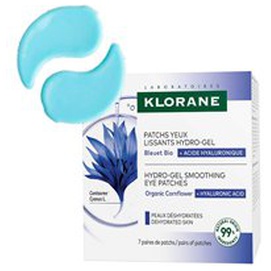 Klorane Cornflower & Hyaluronic Acid Smoothing Hydro Gel Eye Patches 7 Units Produktbild