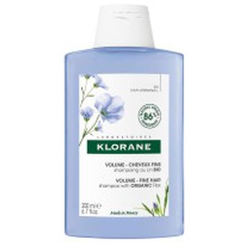 Klorane Volume Organic Linen Shampoo 200ml Produktbild