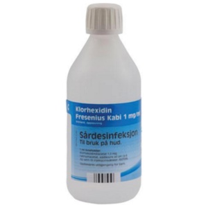 Klorhexidin 1 mg/ml liniment 250 ml produktbilde