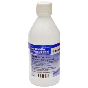 Klorhexidin Fresenius Kabi, kutan lösning 1 mg/ml, 250 ml produkt bild