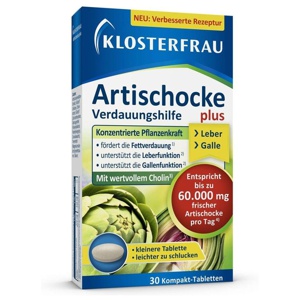 KLOSTERFRAU Artischocke plus Cholin Tabletten Produktbild