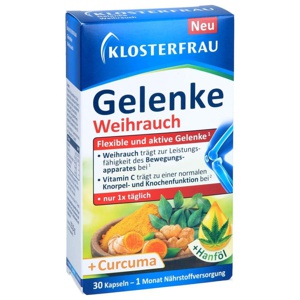 KLOSTERFRAU Gelenke Weihrauch Weichkapseln Produktbild