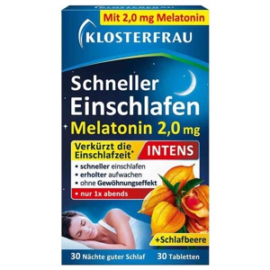 Klosterfrau Schneller Einschlafen Tabletten, 30 St Tabletten Produktbild