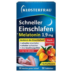 Klosterfrau Schneller Einschlafen Tabletten, 30 St Tabletten Produktbild