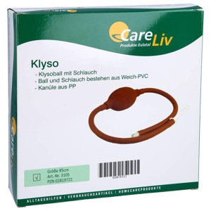 KLYSO komplett 85 cm Schlauch u.Kanüle Produktbild