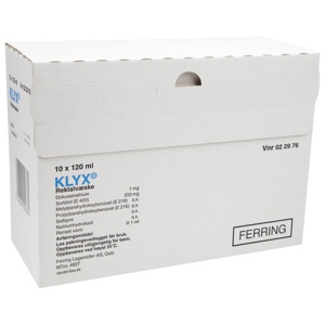 Klyx rektalvæske 10x120 ml produktbilde