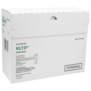 Klyx rektalvæske 10x240 ml produktbilde