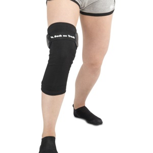 Knæbandage med spænde M Sort produktbillede