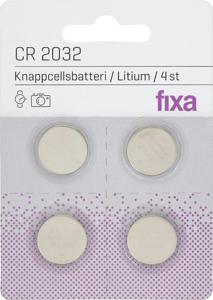 Knappcell Cr 2032 Fixa 4p produkt bild