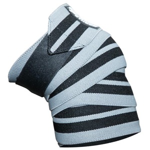 Knee Wraps, 2 m - Grå/Svart produkt bild