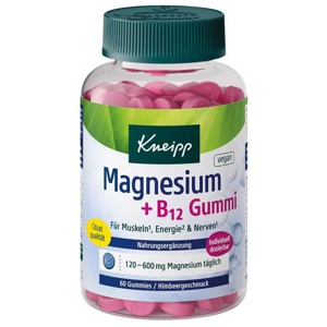 KNEIPP Magnesium+B12 Gummi Himbeer Produktbild