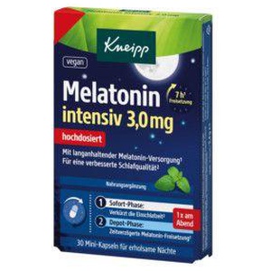 Kneipp Melatonin intensiv 3,0 mg Kapseln Produktbild