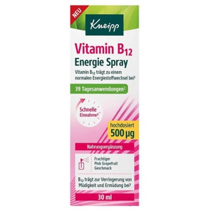 Kneipp Vitamin B12 Energie Spray, 30 ml Spray Produktbild