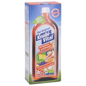 KnobiVital Kurkuma und Holunder Bio 960 ml Flüssigkeit Produktbild