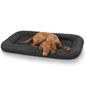 Knuffelwuff Kunstleder Hundebett Jerry grau XL Produktbild
