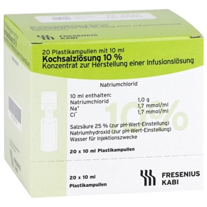 KOCHSALZLÖSUNG 10% Infusionslösungskonzentrat Produktbild