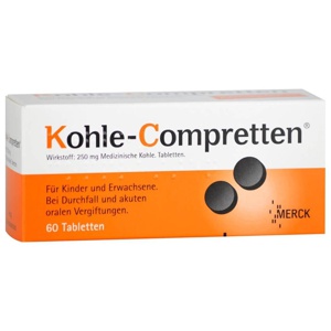 KOHLE Compretten Tabletten Produktbild