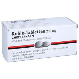 KOHLE Tabletten Produktbild