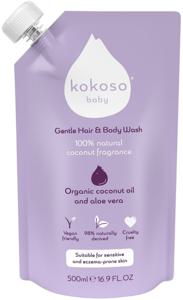 Kokoso Baby Gentle Hair Body Wash Refill Pouch 500ml produkt bild
