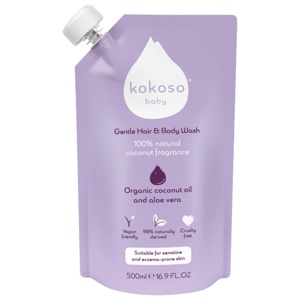 Kokoso Baby Gentle Hair & Bodywash refill 500 ml produktbilde