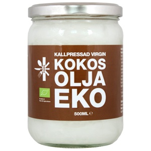 Kokosolja Kallpressad Virgin EKO 500ml produkt bild