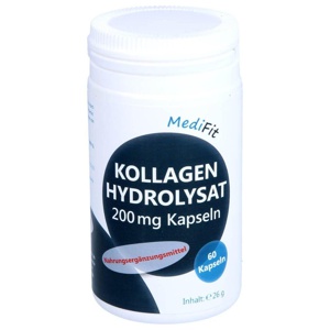 KOLLAGEN HYDROLYSAT 200 mg Kapseln MediFit Produktbild