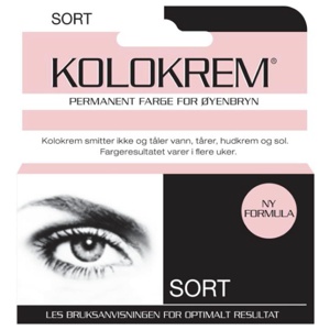 Kolokrem Øyenbrynsfarge, Sort, 1 stk. produktbilde