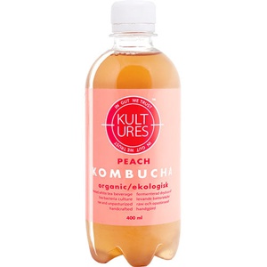 Kultures Kombucha Fersken 400 ml produktbillede