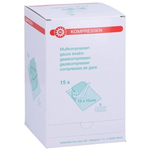 KOMPRESSEN 10x10 cm steril 8fach Produktbild