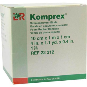 KOMPREX Schaumgummi Binde 10 cmx1 m Stärke 1 cm Produktbild